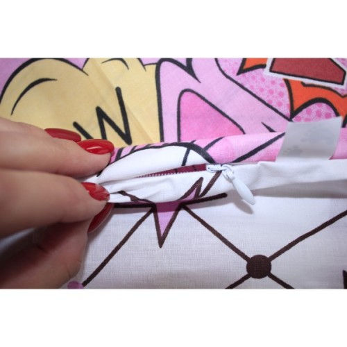 Постільна білизна MirSon Бязь 17-0512 Bombs pink Двоспальний (2200003635256)