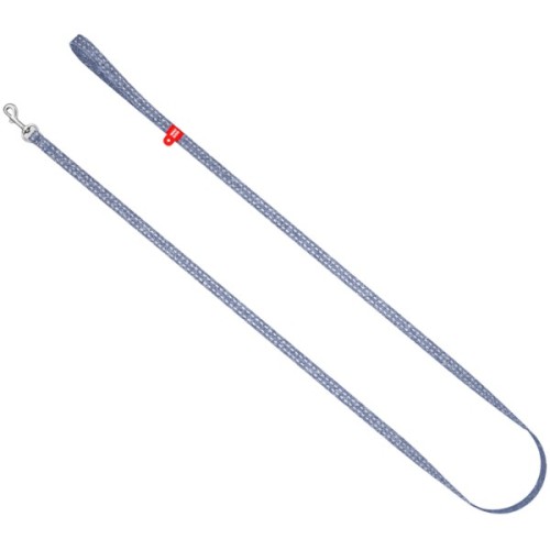 Повідець для котів WAUDOG Re-cotton світловідбивний XS 200х1 см синій (164412)