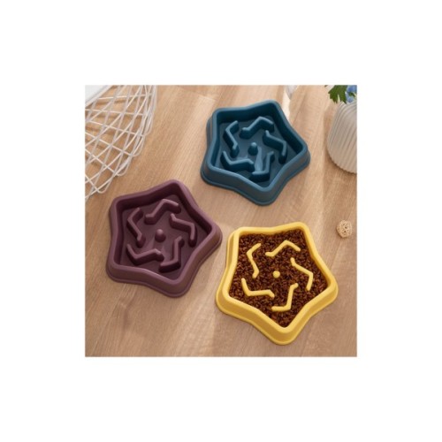 Посуд для собак WahoPet slow feeder миска-лабіринт (жовта) (2700000021149)