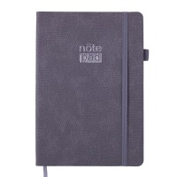 Книга записна Buromax RESPECT А5 96 аркушів крапка, сірий (BM.295308-09)