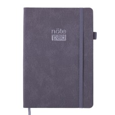 Книга записна Buromax RESPECT А5 96 аркушів крапка, сірий (BM.295308-09)