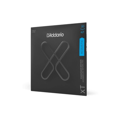 Струни для гітари D'Addario XT Phosphor Bronze Light 12-String (10-47) (XTAPB1047-12)
