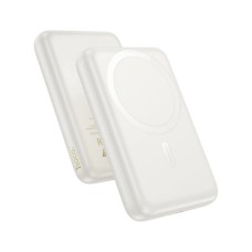 Батарея універсальна HOCO 10000mAh Grace PD/20W Magnetic White (J141 / 714985)