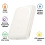 Батарея універсальна HOCO 10000mAh Grace PD/20W Magnetic White (J141 / 714985)