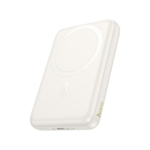 Батарея універсальна HOCO 10000mAh Grace PD/20W Magnetic White (J141 / 714985)