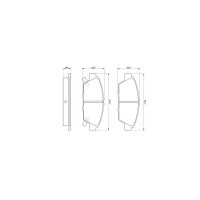 Гальмівні колодки Bosch 0 986 424 289