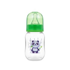 Пляшечка для годування Akuku Зелена Панда, 125 мл (A0104)