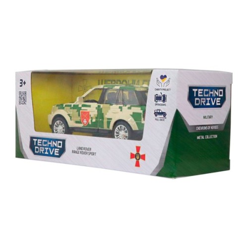 Машина TechnoDrive серії Шеврони Героїв - Land Rover Range Rover Sport - ОК Захід (250399UM)