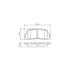 Гальмівні колодки Bosch 0 986 494 359