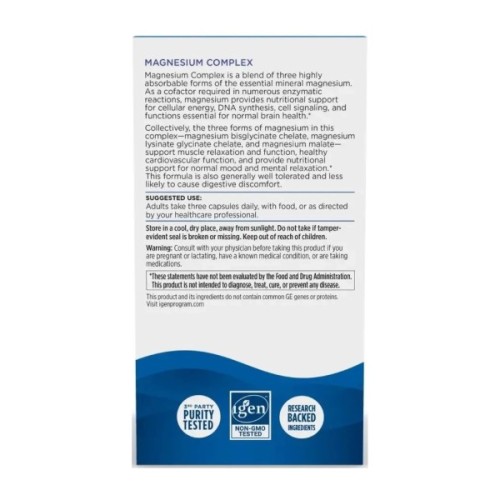 Вітамінно-мінеральний комплекс Nordic Naturals Магнієвий комплекс, 225 мг, Magnesium Complex, 90 капсул (768990015335)