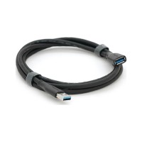 Дата кабель USB 3.0 AM/AF 1.5m black VEGGIEG (YT-3.0AM\AF-1.5BL)