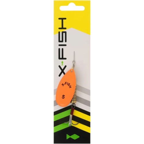 Блешня X-Fish Stark 14g 5 Nikel UV orange (1917.07.36)