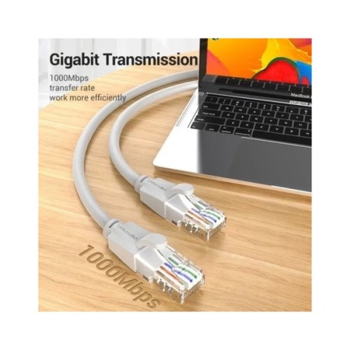 Патч-корд 2m UTP cat 6 RJ-45 gray Vention (IBEHH)