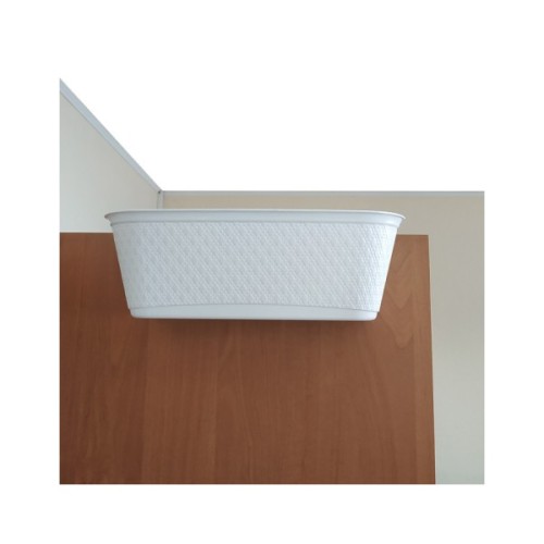 Контейнер для сміття Irak Plastik Навісний Рожевий 3.2 л (12069)