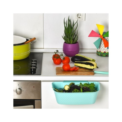 Контейнер для сміття Irak Plastik Навісний Рожевий 3.2 л (12069)