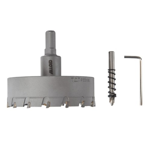 Свердло Alloid Base, корончате, твердосплавне, по металу, 85мм (TS-10085)