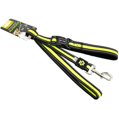 Повідець для собак GimDog Alfresco 2.0х120 см неопрен/фліс (жовтий) (8009632059532)