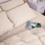 Постільна білизна MirSon 007 Milk Фланель 160х220 Полуторний Євро (2200009650659)