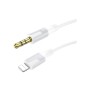 Кабель мультимедійний Lightning to 3.5mm M 1.0m white BOROFONE (6941991108570)
