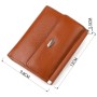 Гаманець Canpellini З натуральної шкіри флотар Коричневий (21811)