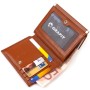 Гаманець Canpellini З натуральної шкіри флотар Коричневий (21811)