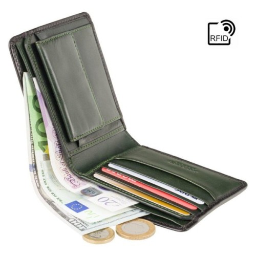 Гаманець Visconti AT60 Arthur з RFID Burnish Green (AT60 GREEN)
