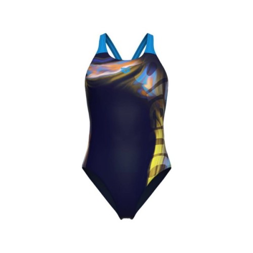 Купальник Arena Dreamhline Swimsuit V Back 008328-760 темно-синій 40 (3468337558934)