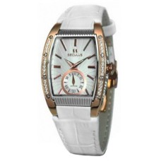 Наручний годинник Seculus 1667.2.1069 white, pvd-r cz stones, white leather