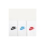 Шкарпетки Nike U NK NSW EVERYDAY ESSENTIAL CR 3PR DX5025-911 38-42 3 пари Білий/Мультиколор (196148785739)