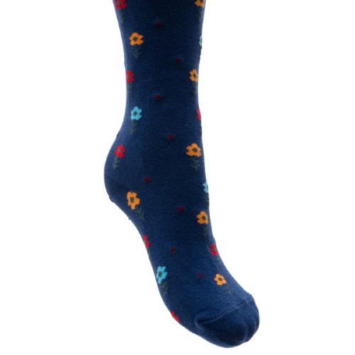 Колготки дитячі BNM в квіточку (11618-7G-blue)