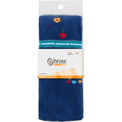 Колготки дитячі BNM в квіточку (11618-7G-blue)