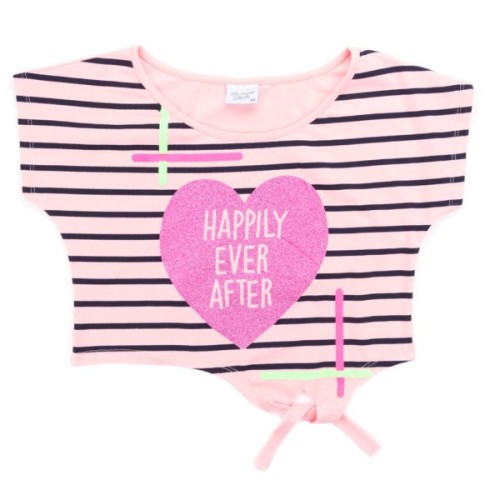 Плаття дитяче Breeze з серцем в комплекті з топом (9051-134G-blue-peach)