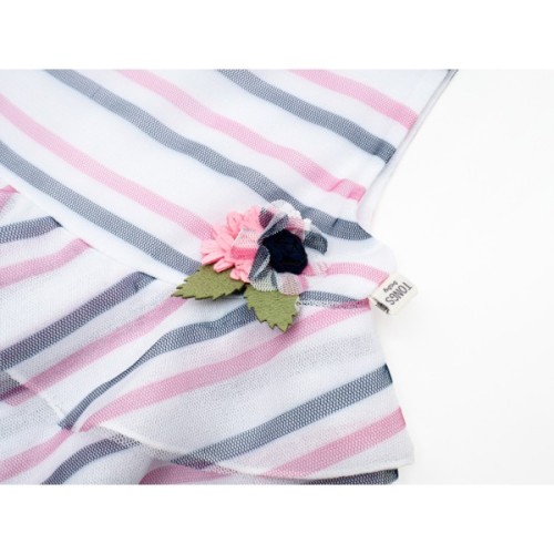 Плаття дитяче Tongs з оборками (4649-74G-pink)