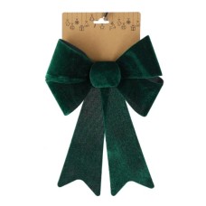 Прикраса декоративна Chomik бант велюр, 23х38 см, зелений (5900779893221)