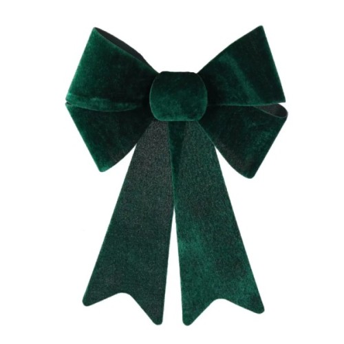 Прикраса декоративна Chomik бант велюр, 23х38 см, зелений (5900779893221)