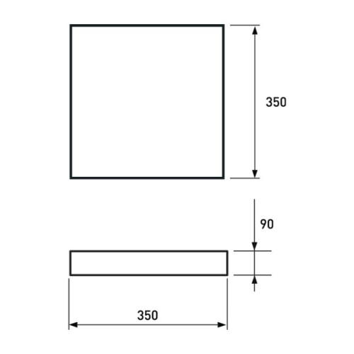Світильник Eurolamp Crystal Square T16 50W 3000K-6500K (LED-SL-50W-T16)