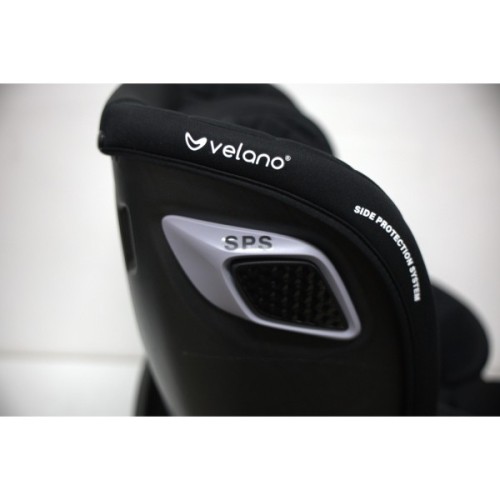 Автокрісло Velano Vento 360° i-Size 40150 см, ISOFIX + опорна нога, black (48417)