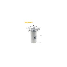 Фільтр паливний Wixfiltron WF8445