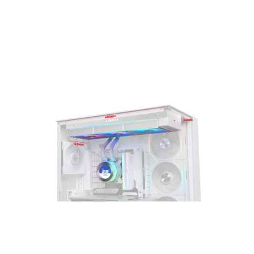 Система рідинного охолодження Lian Li HydroShift II LCD-C 360 FANLESS White (G89.GHS2LCD36W.00)