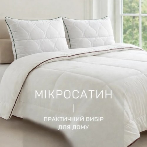 Ковдра MirSon Набір 9553 Gold Silk Ковдра зимова Полуторна 140х205 Wool + Подушка 50х70 (2200010806366)