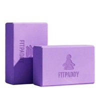 Блок для йоги Fitpaddy 2шт Фіолетові (BLOCK01VL)