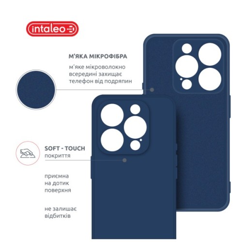 Чохол до мобільного телефона Intaleo SoftShell Apple iPhone 16 Pro Max Blue (1283126609329)