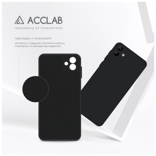 Чохол до мобільного телефона ACCLAB SoftShell Samsung Galaxy A04 Black (1283126566950)