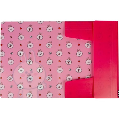 Папка на резинках Yes A4 Line Friends Cony (492097)