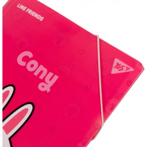 Папка на резинках Yes A4 Line Friends Cony (492097)