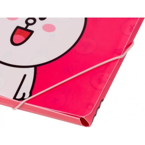 Папка на резинках Yes A4 Line Friends Cony (492097)
