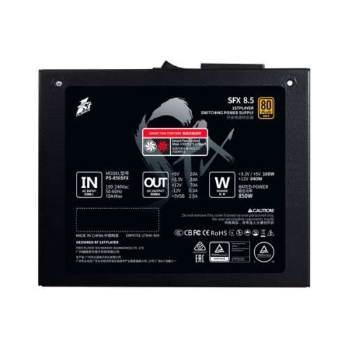 Блок живлення 1stPlayer 850W PS-850SFX (SFX-GLD-850-BK-EU)