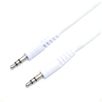 Кабель мультимедійний 3.5mm M to 3.5mm M 1.0m white XQISIT (4029948026954)