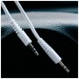 Кабель мультимедійний 3.5mm M to 3.5mm M 1.0m white XQISIT (4029948026954)