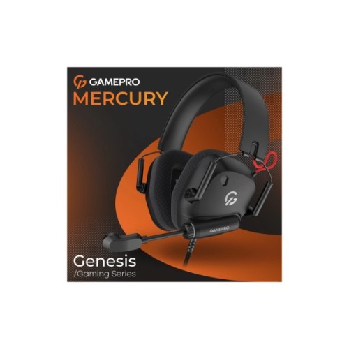 Навушники GamePro Genesis Mercury USB Black (HS120B)